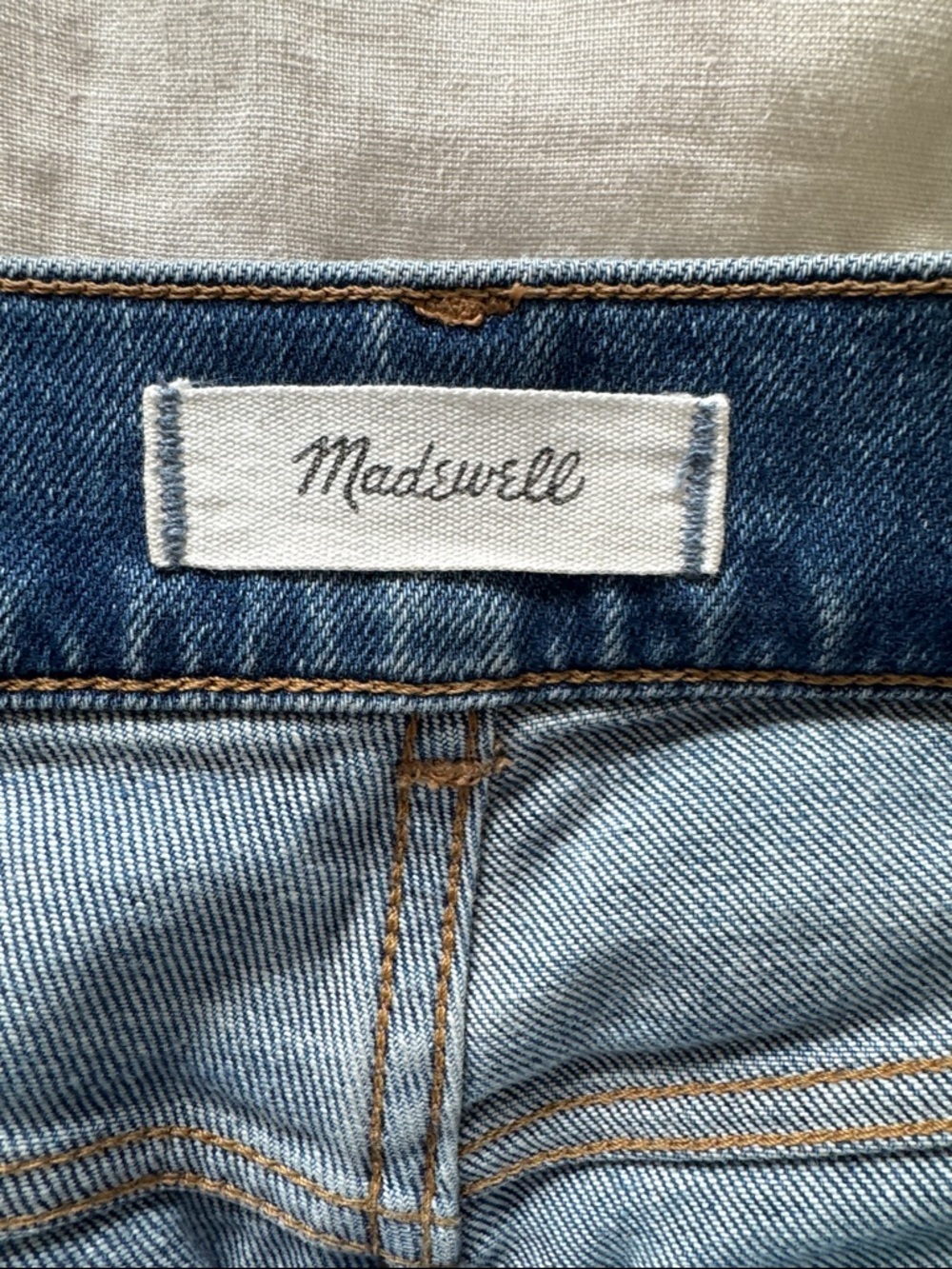 Madewell Vintage Flare Jeans in Faded Blue - Picture 3 of 5